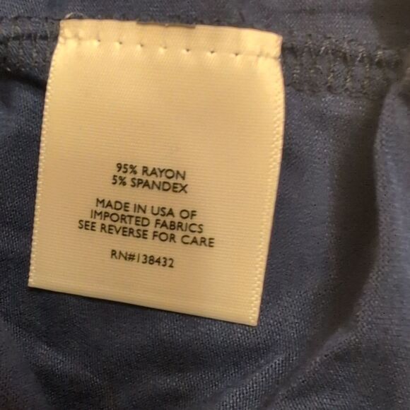 NWT ModCloth Dark Navy Blue Sleeveless peplum tank crochet neck size XXS - Picture 7 of 9